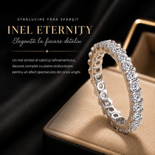 Inel Eternity Crystal – Strălucire Fără Sfârșit | Trendora