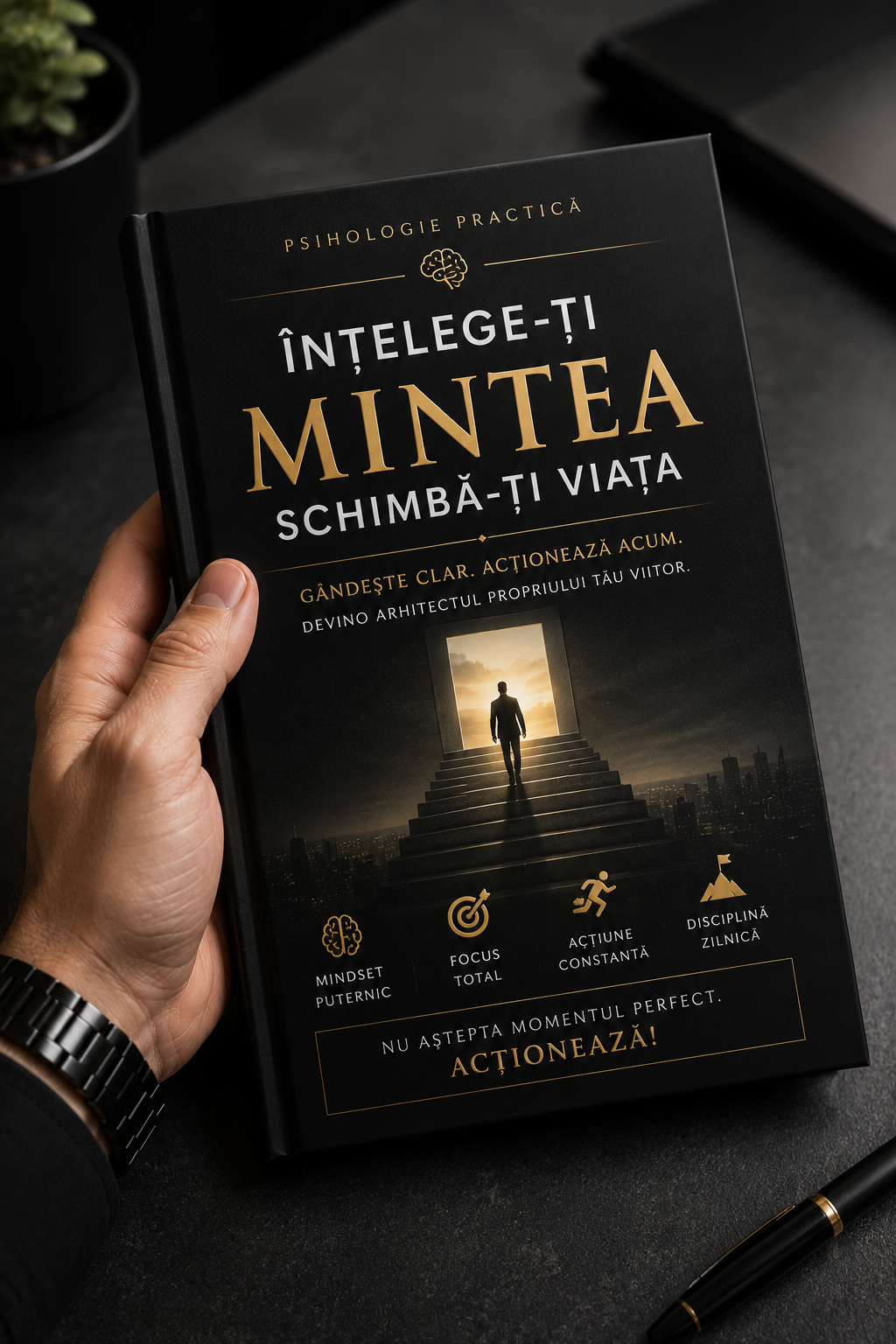 📘 Înțelege-ți Mintea, Schimbă-ți Viața 🧠 Gândește clar. Acționează acum. Construiește-ți viitorul.