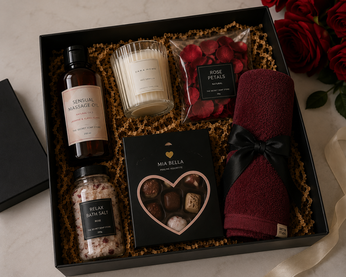 Date Night Box Premium – Set Cadou Romantic pentru Momente Speciale | Trendora