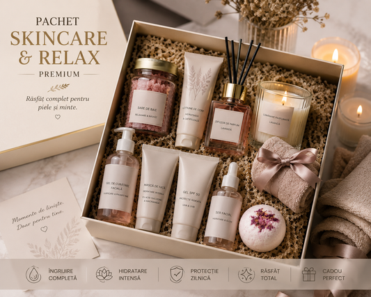 Pachet Skincare & Relax Premium – Ritual Complet de Îngrijire și Relaxare | Trendora