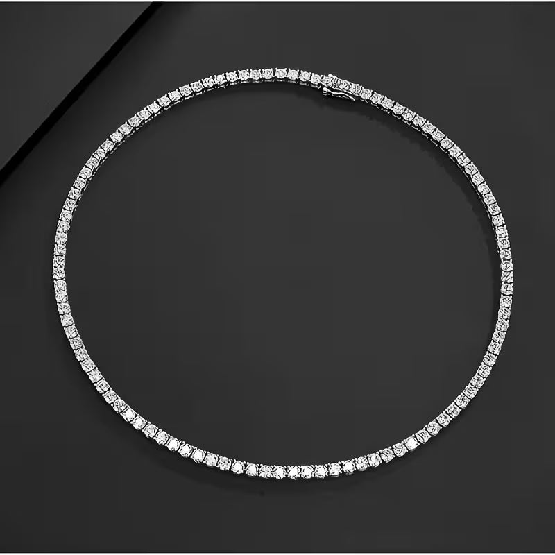 Colier Tennis Crystal Shine – Eleganță care Strălucește | Trendora