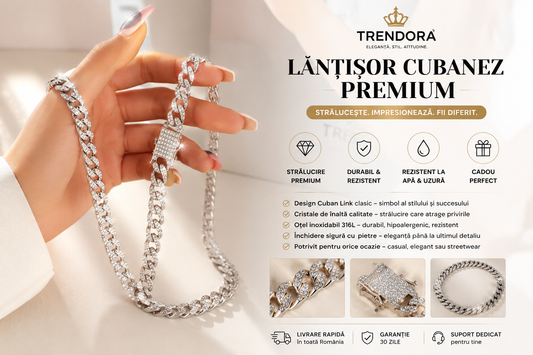 Lanț Cuban Premium – Eleganță care atrage toate privirile